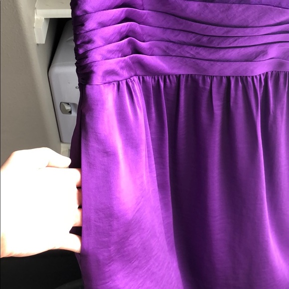 New Banana Republic bright purple V-neck dress - Picture 7 of 7